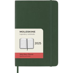 Moleskine 2025 Kalender | S | Dag | Poc. | Grøn