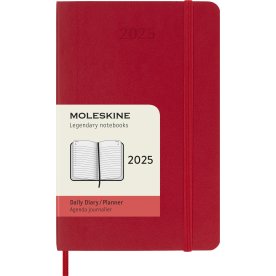 Moleskine 2025 Kalender | S | Dag | Poc. | Rød