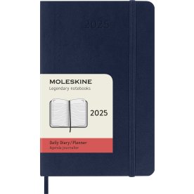 Moleskine 2025 Kalender | S | Dag | Poc. | Blå