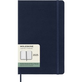 Moleskine 2025 Kalender | H | Uge | L | Blå