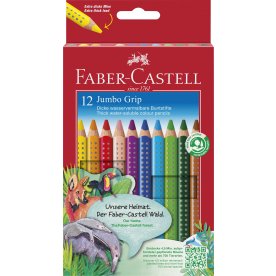 Faber-Castell Grip Farveblyanter Jumbo | 12 farv.