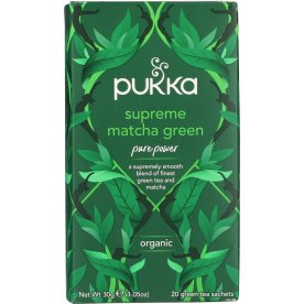 Pukka Supreme Macha Green øko., 20 breve