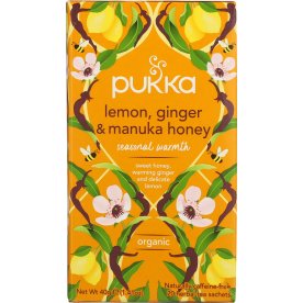 Pukka Ingefær te m. citron øko., 20 breve