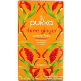 Pukka Three Ginger te øko., 20 breve