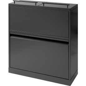 Bica 881 Affaldsstation, 5 spande, Antracit