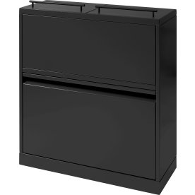 Bica 881 Affaldsstation, 5 spande, Sort