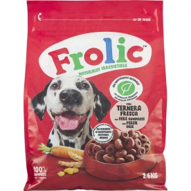 Frolic tørfoder, okse, 2,6 kg