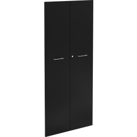 Jive lågesæt t/5 rum m/lås mat sort decor laminat