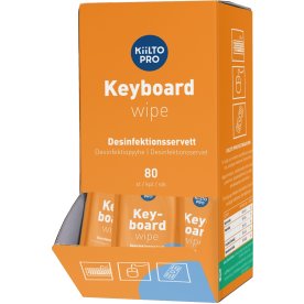 Kiilto Pro Keyboard Wipes 62% | 80 wipes