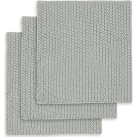 Engholm karklud, bomuld, 25x25 cm, grå, 3 stk.