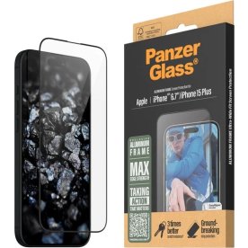 PanzerGlass iPhone 16 plus, gennemsigtig