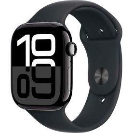 Apple Watch Series 10 GPS, 46mm, jet sort, M/L