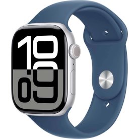 Apple Watch Series 10 (GPS+4G) 46mm, sølv, M/L