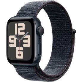 Apple Watch SE GPS, 40mm, midnat, sport loop