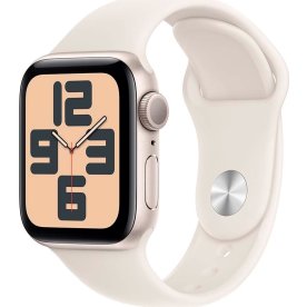 Apple Watch SE GPS, 40mm, stjerneskær, S/M