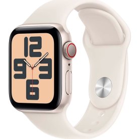 Apple Watch SE (GPS+4G) 40mm, stjerneskær, S/M