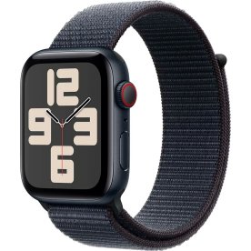 Apple Watch SE (GPS+4G) 44mm, midnat, sport loop