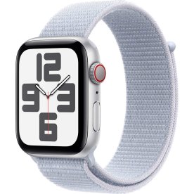 Apple Watch SE (GPS+4G) 44mm, sølv, sport loop