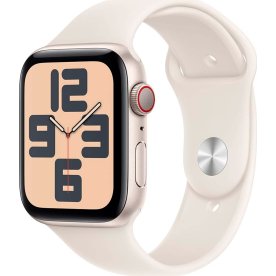 Apple Watch SE (GPS+4G) 44mm, stjerneskær, M/L