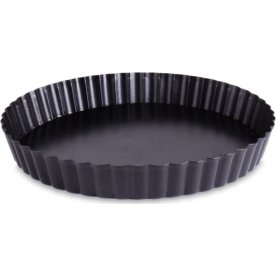 Tærteform med løs bund og non-stick, 25 cm.