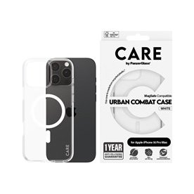 PanzerGlass cover iphone 16, sort, transparent