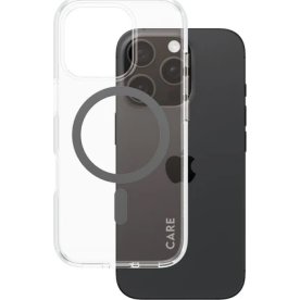 PanzerGlass cover iphone 16 pro, sort, transparent