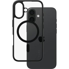 PanzerGlass magsafe cover iphone 16, sort ramme