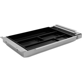 Slim Tray Small udtræksskuffe i Alu