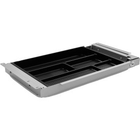 Slim Tray Small Udtræksskuffe m/lås, Alu