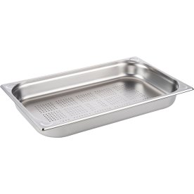 Gastrobakke Perforeret 1/1 GN, stål, 9 L