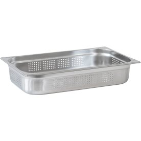 Gastrobakke Perforeret 1/1 GN, stål, 13,3 L