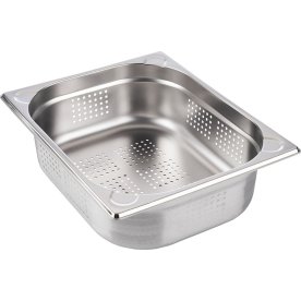 Gastrobakke Perforeret 1/2 GN, stål, 6 L