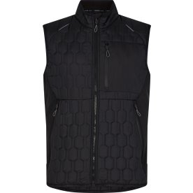 Engel X-treme quiltet vest, Sort, Str. L