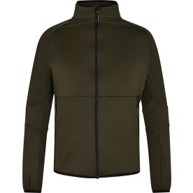 Engel X-treme midlayer cardigan, Grøn, Str. XL