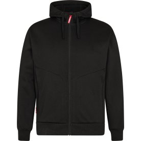 Engel Extend sweatshirt m. hætte, Sort, Str. L