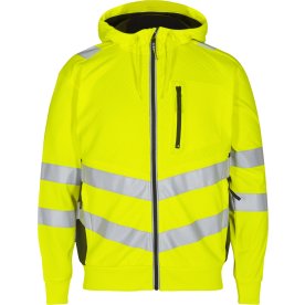 Engel Safety sweat cardigan, Gul, Str. M