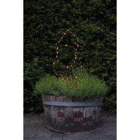 Julemand LED, 84 cm, Sort