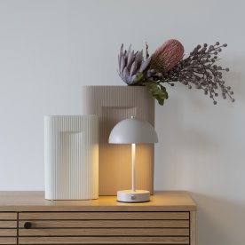 Capri LED Lampe, beige