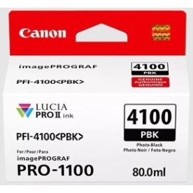 Canon PFI-4100 blæktank, 80 ml, sort