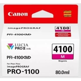 Canon PFI-4100 blæktank, 80 ml, magenta