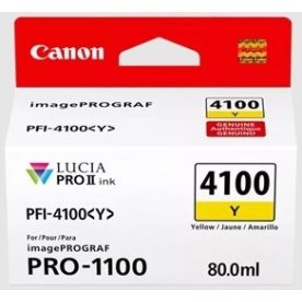 Canon PFI-4100 blæktank, gul, 80ml