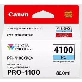Canon PFI-4100 PC blæktank, 80ml, cyan