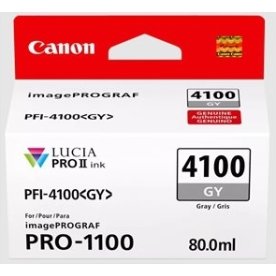 Canon PFI-4100GY blæktank, 80ml, grå
