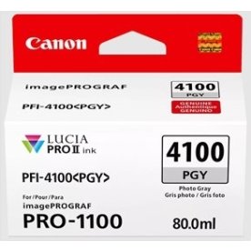 Canon PFI-4100 PGY blæktank, 80ml, grå