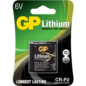 GP CR-P2 Lithiumbatteri, 1 stk