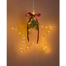 Sirius Liva Stjerne, 40 LED, Ø30 cm, guld