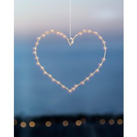 Sirius Liva Hjerte, 40 LED, H26 cm, Guld
