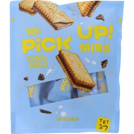 Pick Up mini chokoladekiks m. mælk, 106 g