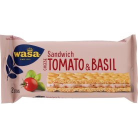 Wasa Sandwich Ost med Tomat/Basilikum, 40g