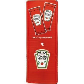 Heinz Tomat Ketchup portionsposer, 200 x 11 g